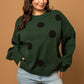 Green Polka Dot Sweater