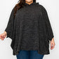 Hooded Sweater Poncho