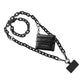 Clip & Go Crossbody Chain w/Zippered Pouch: Ice Chain Black