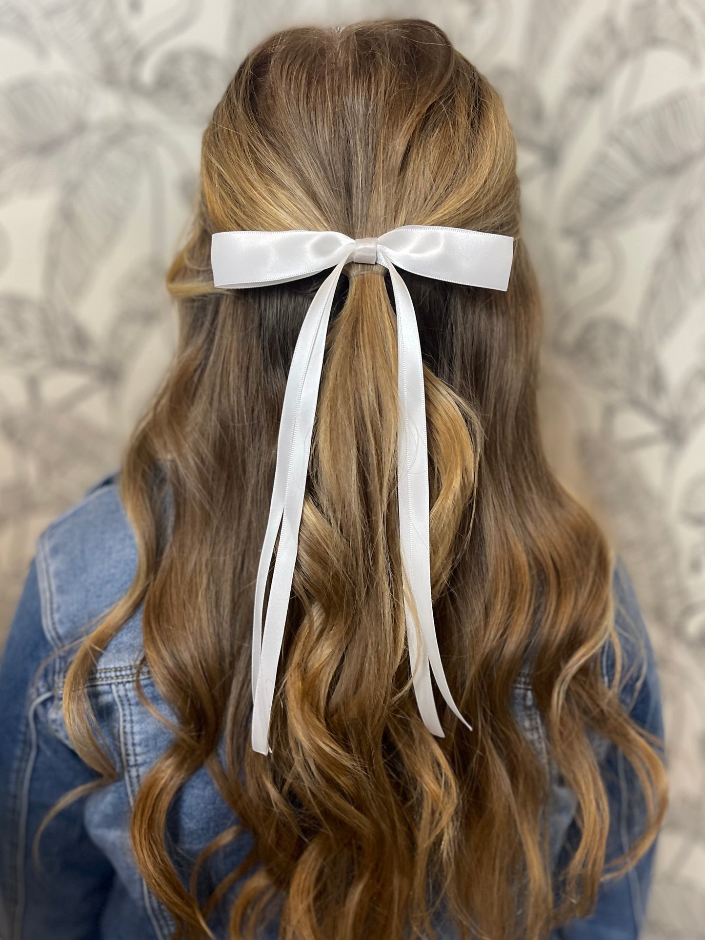 Set of 4 Simple Satin Hair Bow