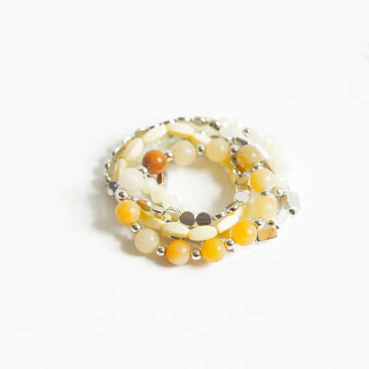 Lauren Bracelet Collection - Cream